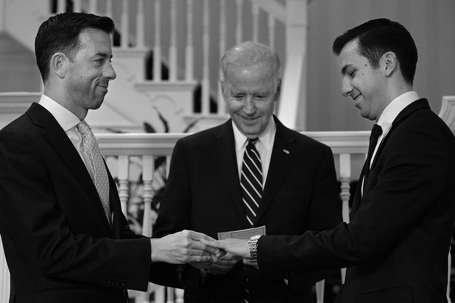 Brian Mosteller, Joe Biden, Joe Mahshie